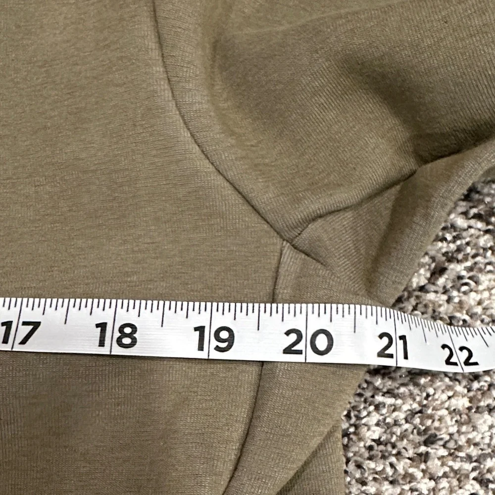 Nike Olive Green Quarter-Zip Sweatshirt